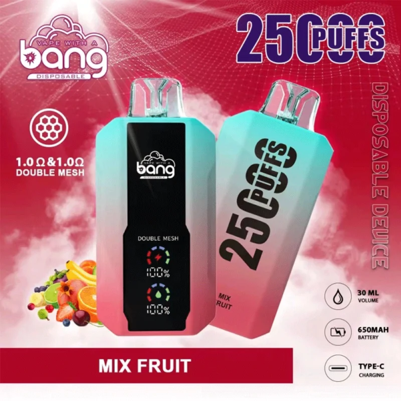 あっすんが吸うベイプの一例：Bang（bangking系）の使い捨てベイプ製品画像
