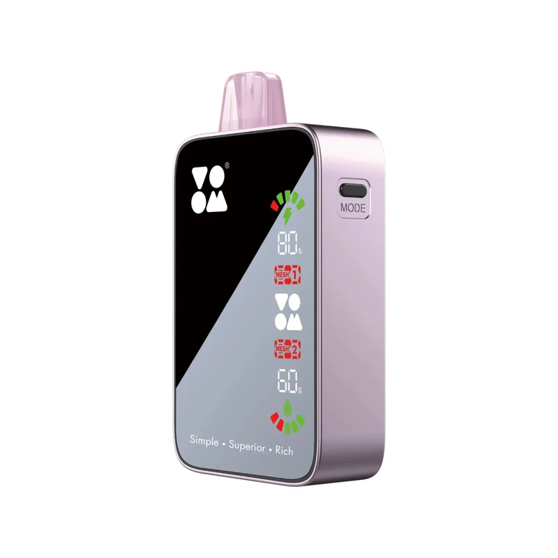 NICOBAYで買える表面が鏡の使い捨て「VOOM BURST 25K」（25,000パフ・ニコチン5%・1,800円）